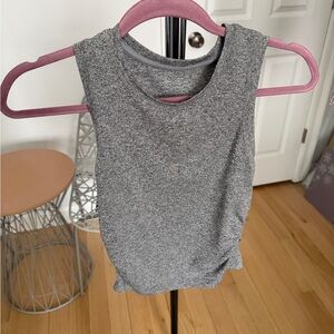 Lululemon Gray Scrunch Tank size 6